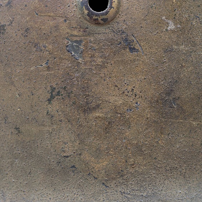 RH20 Heer M35 double decal tricolor spray camouflaged helmet — image 4