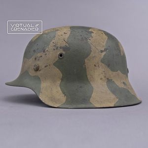 RH17 Heer M42 single decal tan and green geometric camouflaged …