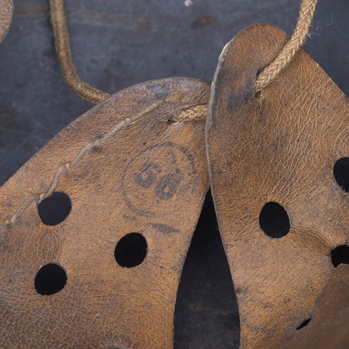 RH14 Luftwaffe M35 double decal tan striped camouflaged helmet — image 20