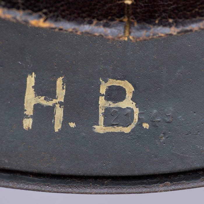 RH12 Heer M35 single decal half basket chickenwire helmet — image 21
