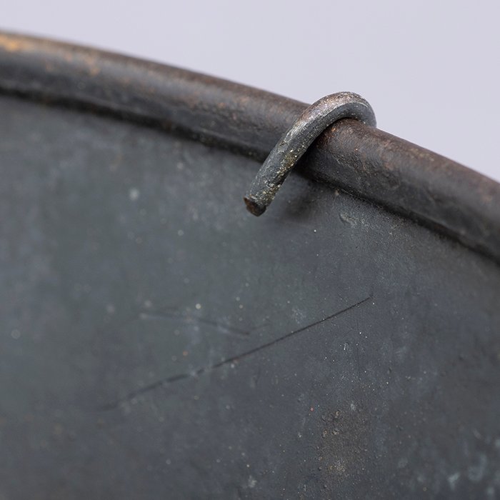 RH12 Heer M35 single decal half basket chickenwire helmet — image 22