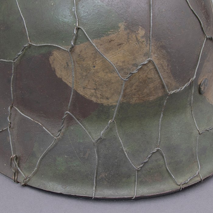 RH9 Heer M42 no decal hand painted full basket wire camouflaged helmet — image 10