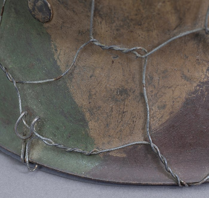 RH9 Heer M42 no decal hand painted full basket wire camouflaged helmet — image 14