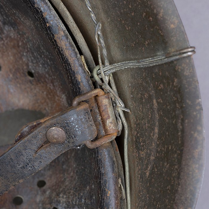 RH9 Heer M42 no decal hand painted full basket wire camouflaged helmet — image 21