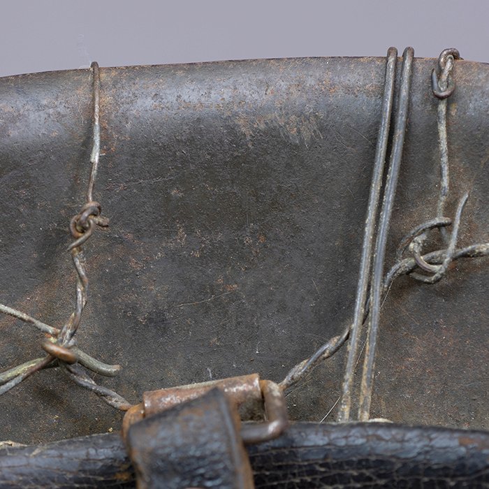 RH9 Heer M42 no decal hand painted full basket wire camouflaged helmet — image 24