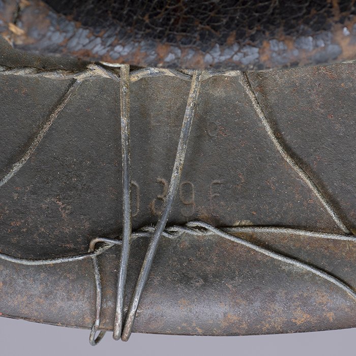 RH9 Heer M42 no decal hand painted full basket wire camouflaged helmet — image 25