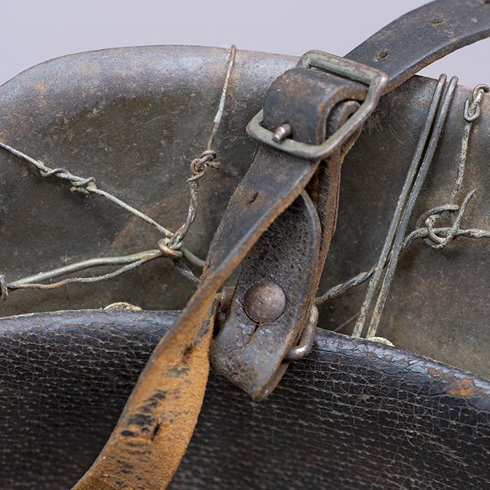 RH9 Heer M42 no decal hand painted full basket wire camouflaged helmet — image 27