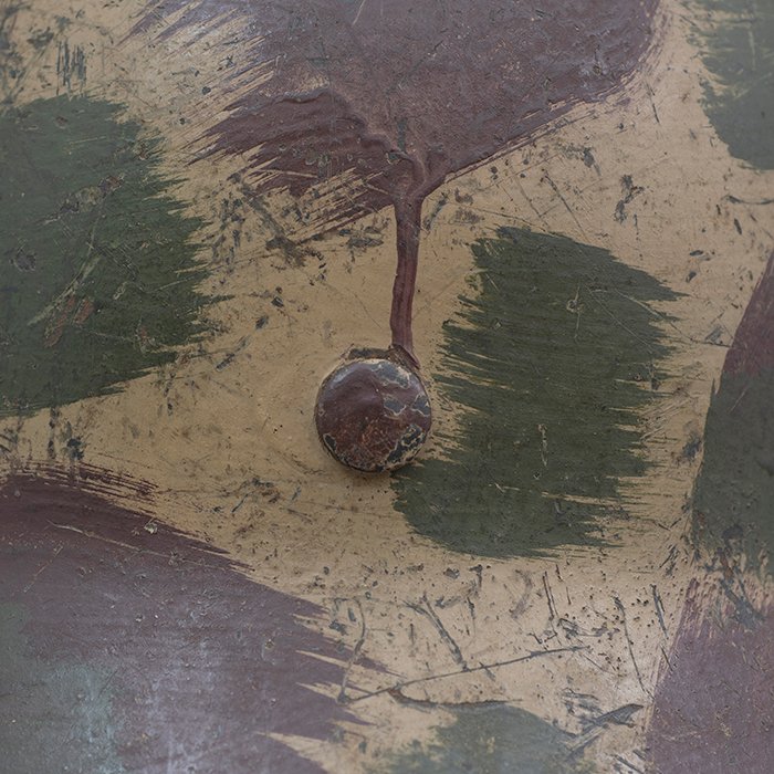 RH8 Heer M40 single decal hand painted camouflaged helmet — image 13