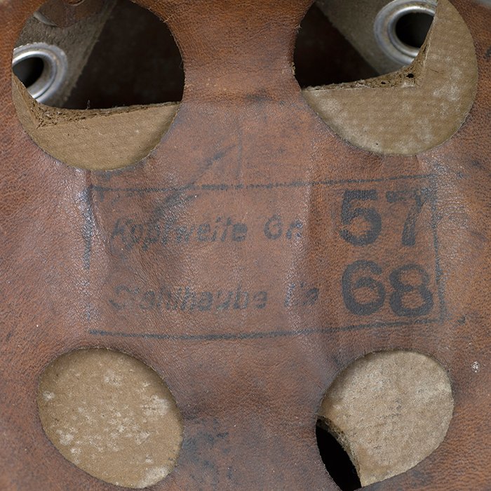 RH10 Luftwaffe M38 single decal hand painted camouflaged Fallschirmjäger helmet — image 24