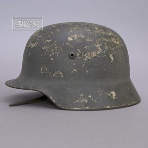 RH1 Named Heer M40 single decal winter camouflaged over paint …