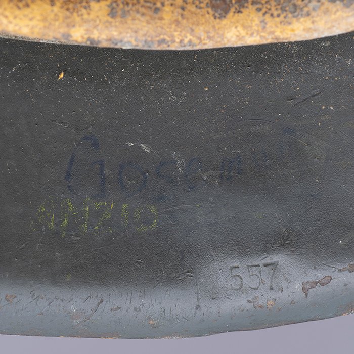 RH3 Heer M42 single decal rough textured camouflaged helmet — image 22