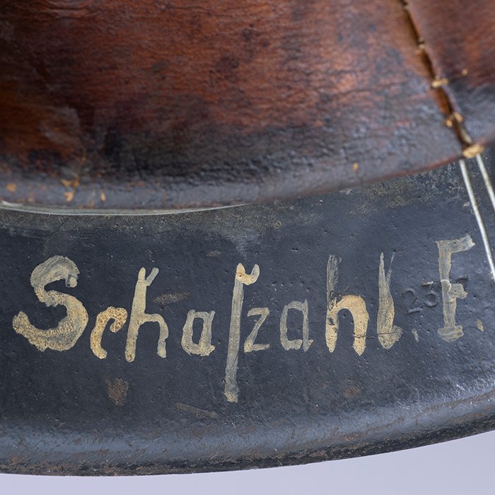 RH4 Named Luftwaffe M42 single decal helmet wire wrapped helmet — image 20