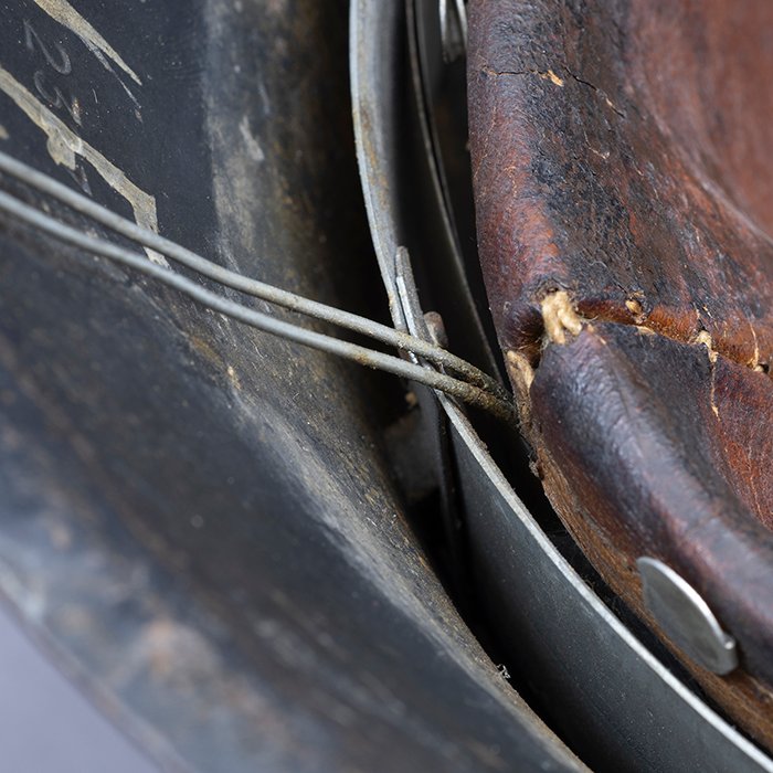 RH4 Named Luftwaffe M42 single decal helmet wire wrapped helmet — image 22