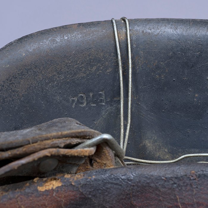 RH4 Named Luftwaffe M42 single decal helmet wire wrapped helmet — image 24