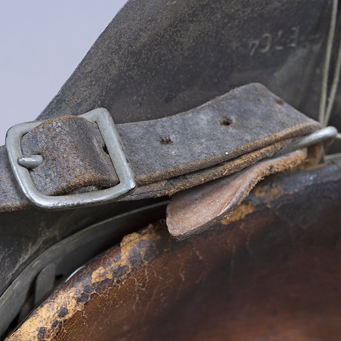 RH4 Named Luftwaffe M42 single decal helmet wire wrapped helmet — image 25