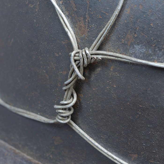 RH4 Named Luftwaffe M42 single decal helmet wire wrapped helmet — image 7