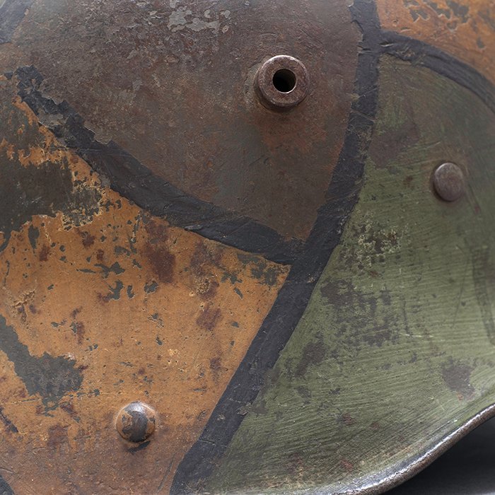 SHM4 Interesting M16 tri color camouflaged helmet with potential Freikorps insignia — image 15