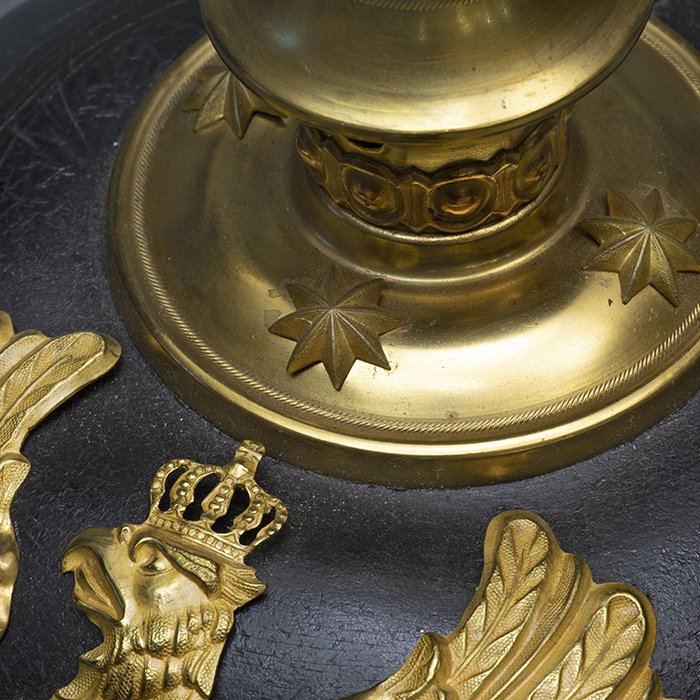 DMI11 Excellent Prussian Infanterie officer M95 Pickelhaube with storage case — image 6