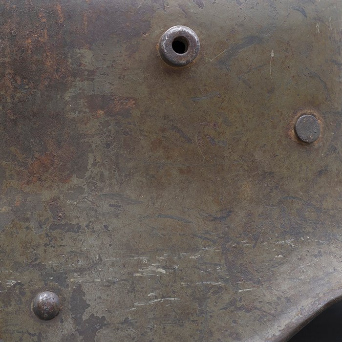 ADM44 Service used M16 helmet complete with leather liner and chinstrap — image 13