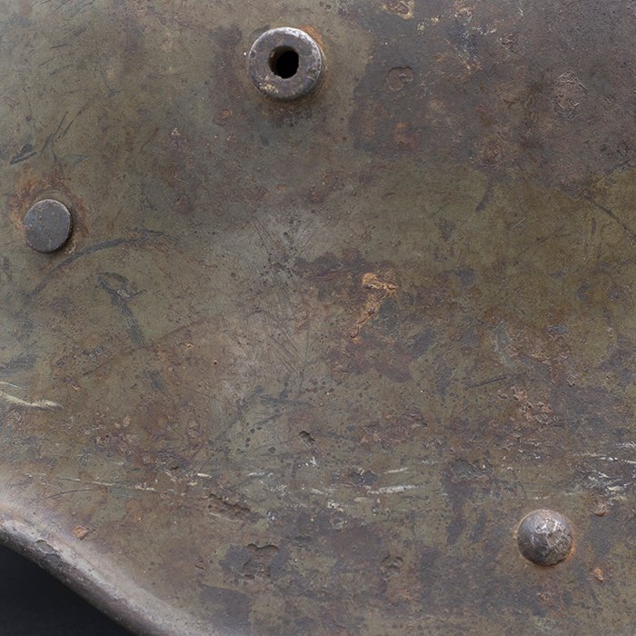 ADM44 Service used M16 helmet complete with leather liner and chinstrap — image 3