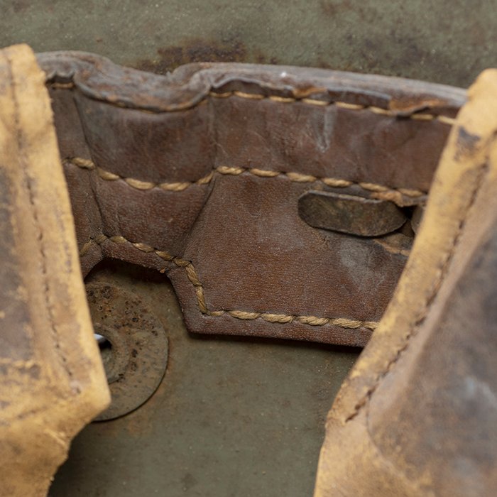ADM44 Service used M16 helmet complete with leather liner and chinstrap — image 30