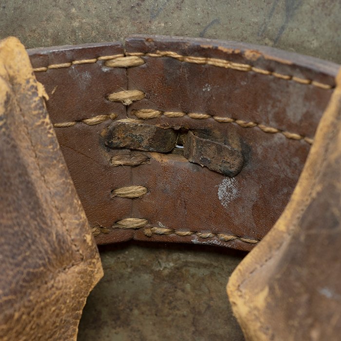 ADM44 Service used M16 helmet complete with leather liner and chinstrap — image 32