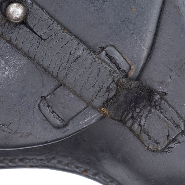 FWI7 Well used Imperial black leather hard shell P08 holster — image 3