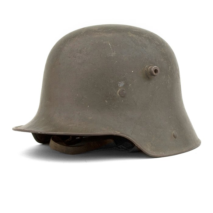 HFL6 M16 helmet complete with leather liner and chinstrap — image 4