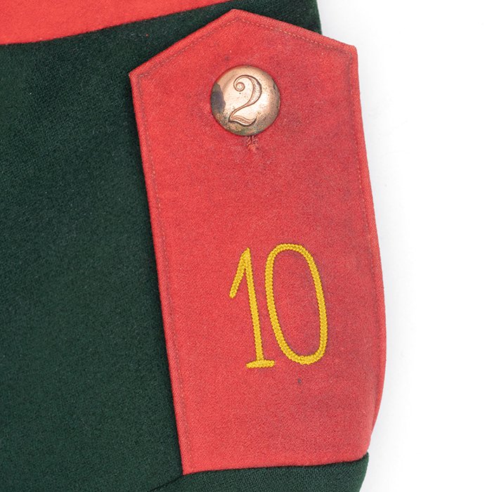 SPR5 Imperial Waffenrock for an EM in the 10th Hanoverian Jäger Battalion with Gibraltar sleeveband circa 1890-1914 — image 12