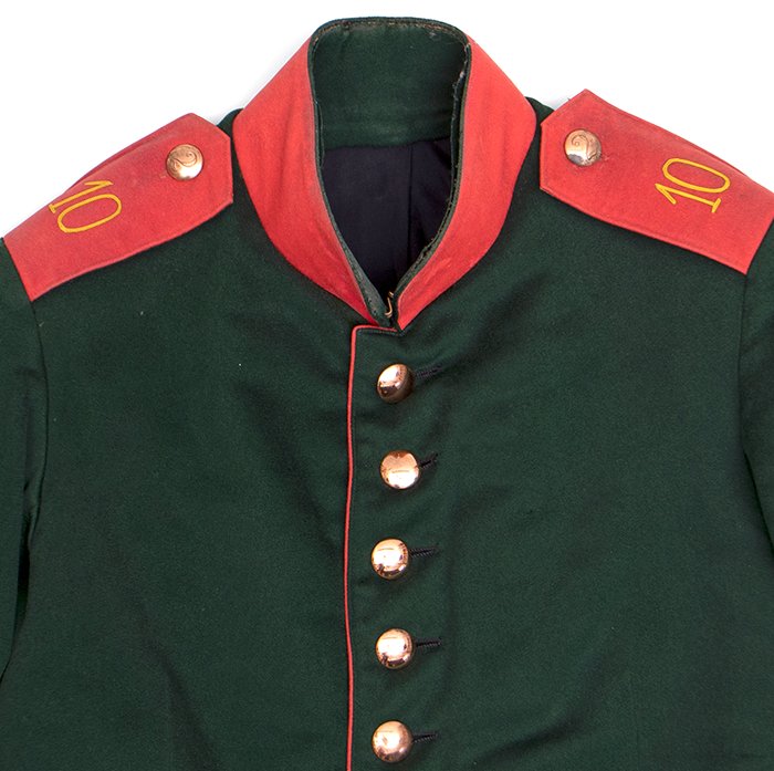 SPR5 Imperial Waffenrock for an EM in the 10th Hanoverian Jäger Battalion with Gibraltar sleeveband circa 1890-1914 — image 3