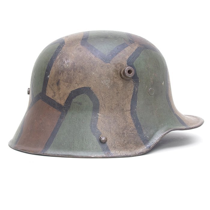 BCH124 M16 tri color camouflaged helmet with liner — image 11