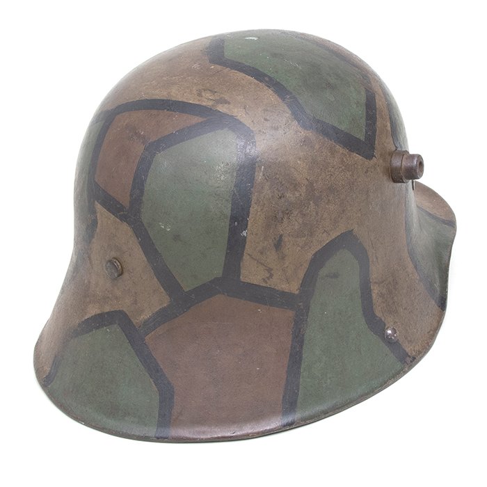 BCH124 M16 tri color camouflaged helmet with liner — image 12