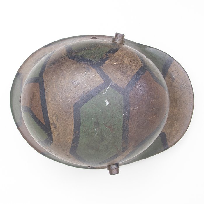BCH124 M16 tri color camouflaged helmet with liner — image 13