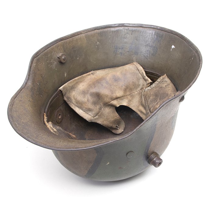 BCH124 M16 tri color camouflaged helmet with liner — image 14