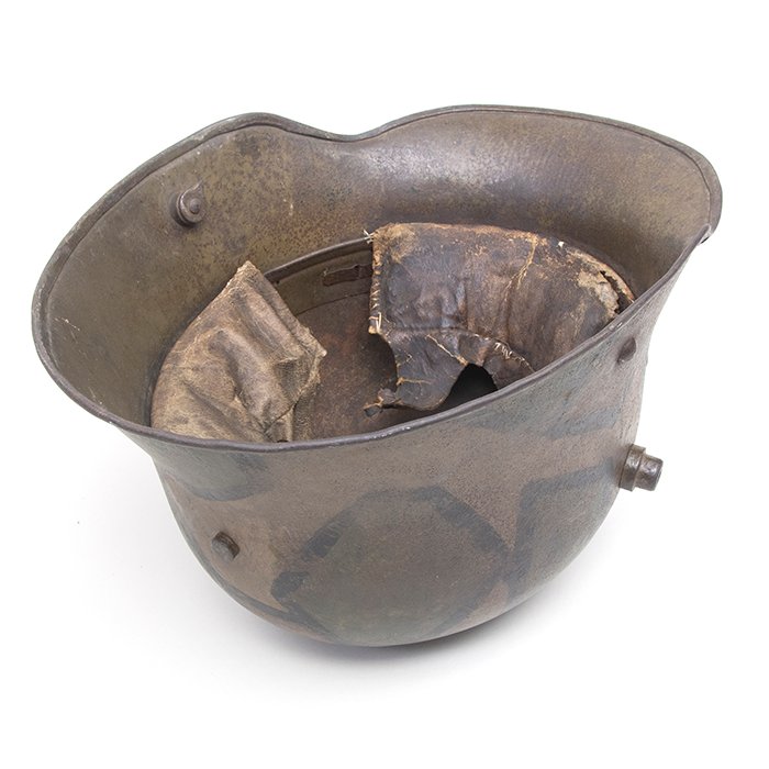 BCH124 M16 tri color camouflaged helmet with liner — image 15