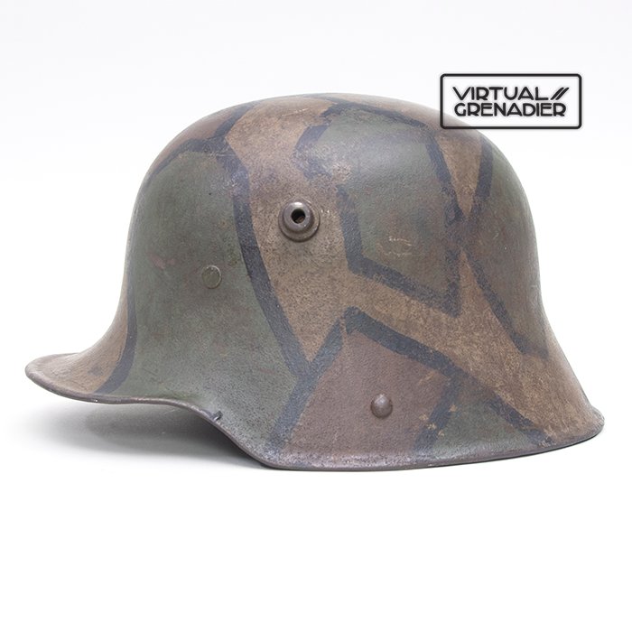 BCH124 M16 tri color camouflaged helmet with liner — image 2