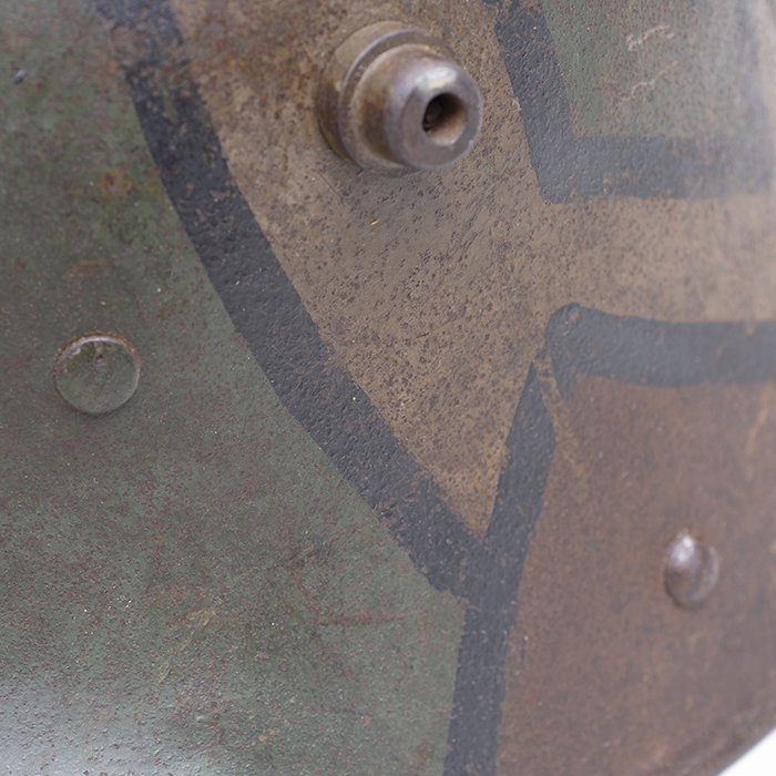 BCH124 M16 tri color camouflaged helmet with liner — image 4