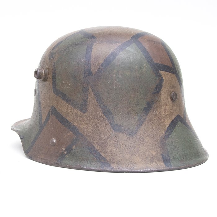 BCH124 M16 tri color camouflaged helmet with liner — image 6
