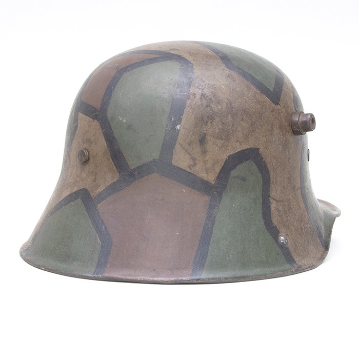 BCH124 M16 tri color camouflaged helmet with liner — image 7