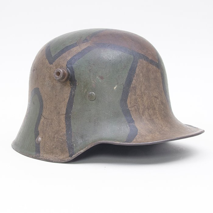 BCH124 M16 tri color camouflaged helmet with liner — image 9