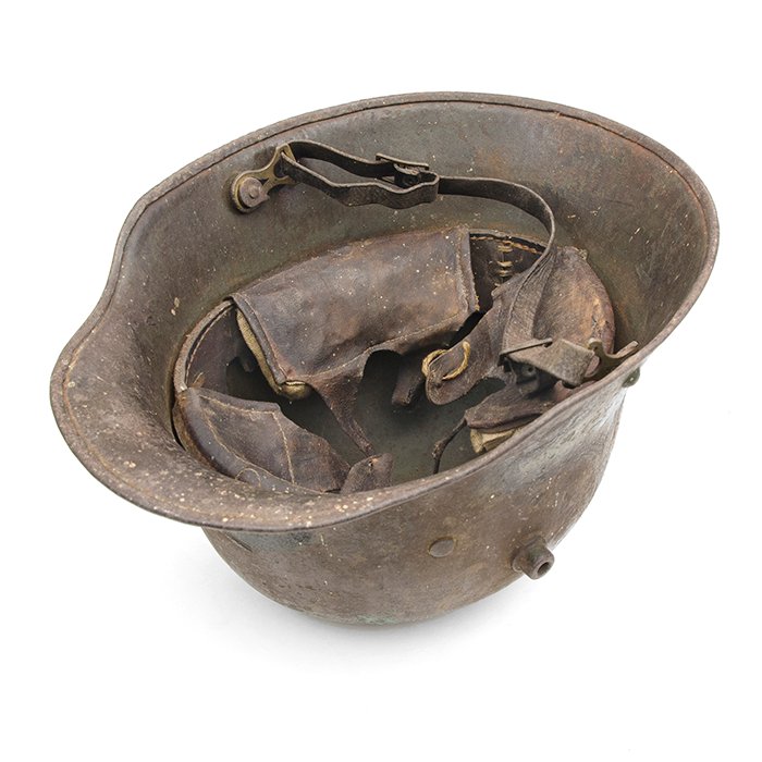 CBH50 M16 striped camouflaged helmet with full liner and chinstrap — image 13