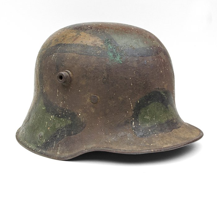 CBH50 M16 striped camouflaged helmet with full liner and chinstrap — image 6