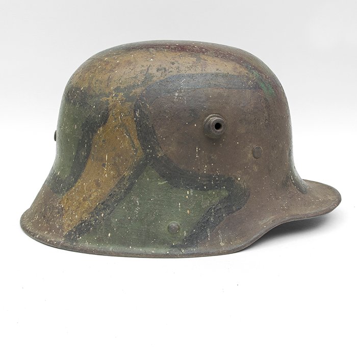 CBH50 M16 striped camouflaged helmet with full liner and chinstrap — image 7