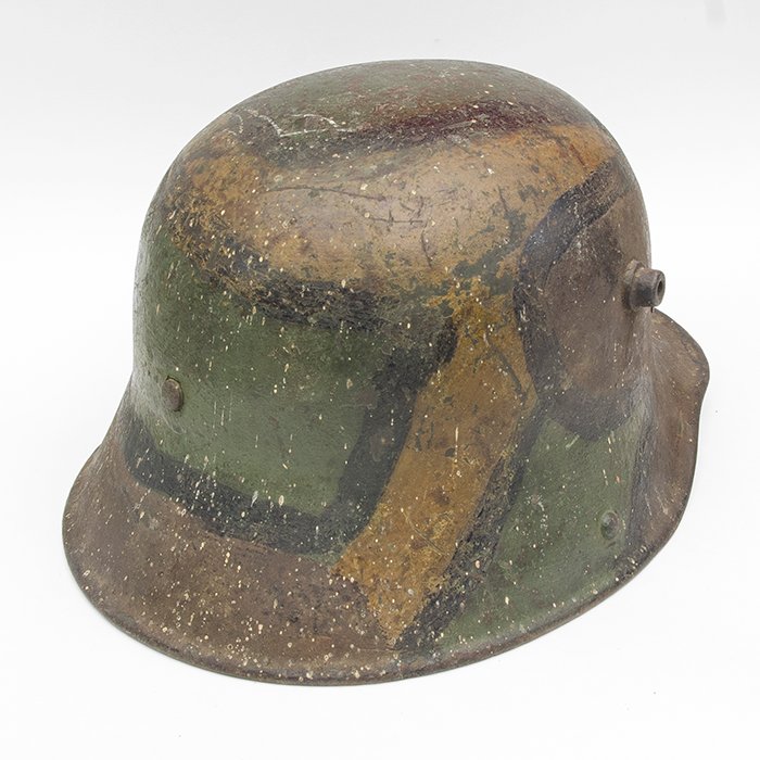 CBH50 M16 striped camouflaged helmet with full liner and chinstrap — image 8