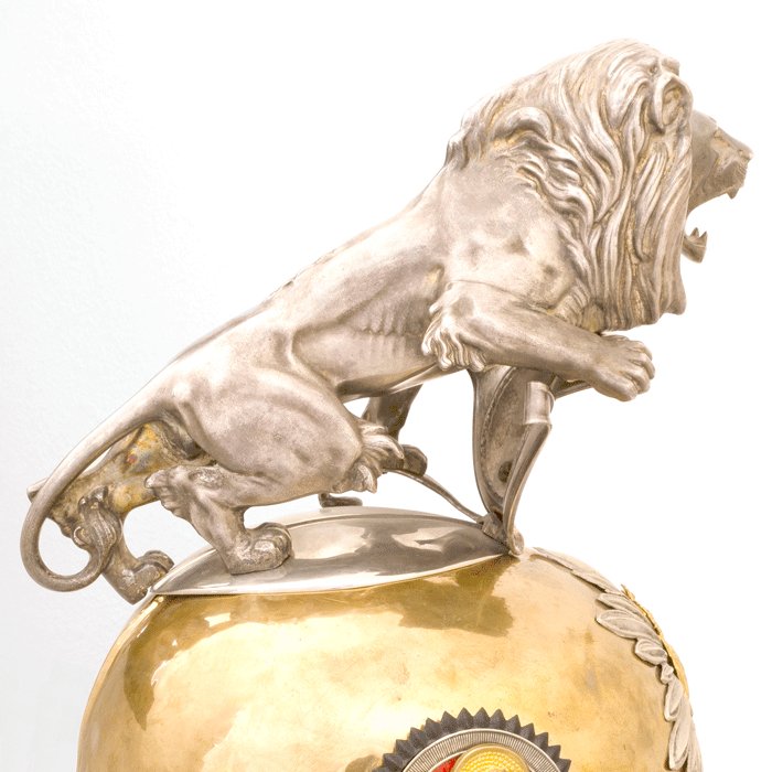 HJH1 Saxon parade helmet for officer in Garde-Reiter-Regiment Dresden — image 12