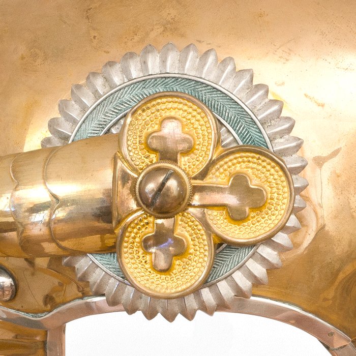 HJH1 Saxon parade helmet for officer in Garde-Reiter-Regiment Dresden — image 14