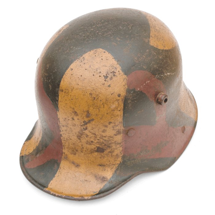 BCH50 Striking multicolor M16 camouflaged helmet with full liner and chinstrap — image 5