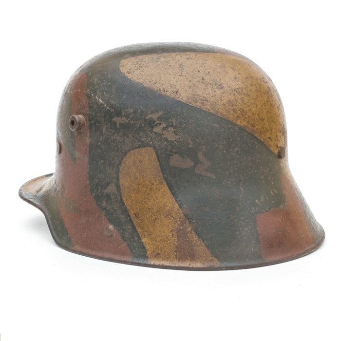 BCH50 Striking multicolor M16 camouflaged helmet with full liner and chinstrap — image 7