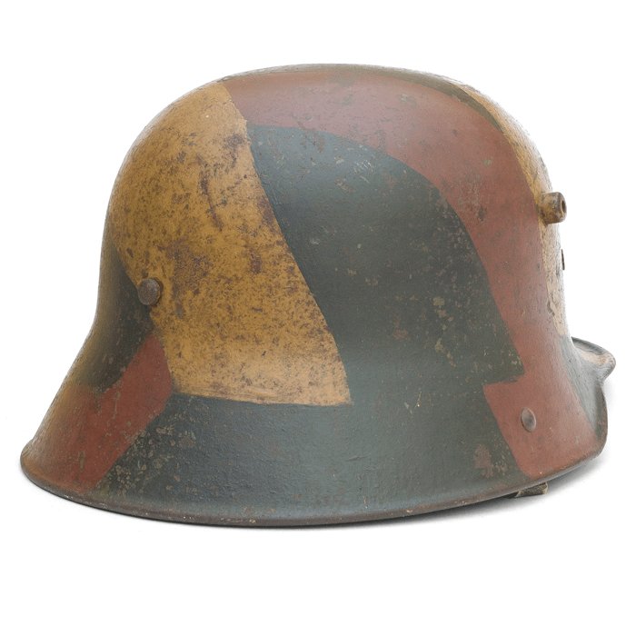 BCH50 Striking multicolor M16 camouflaged helmet with full liner and chinstrap — image 8