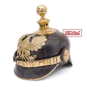 MAH37 Prussian Artillerie officer Pickelhaube